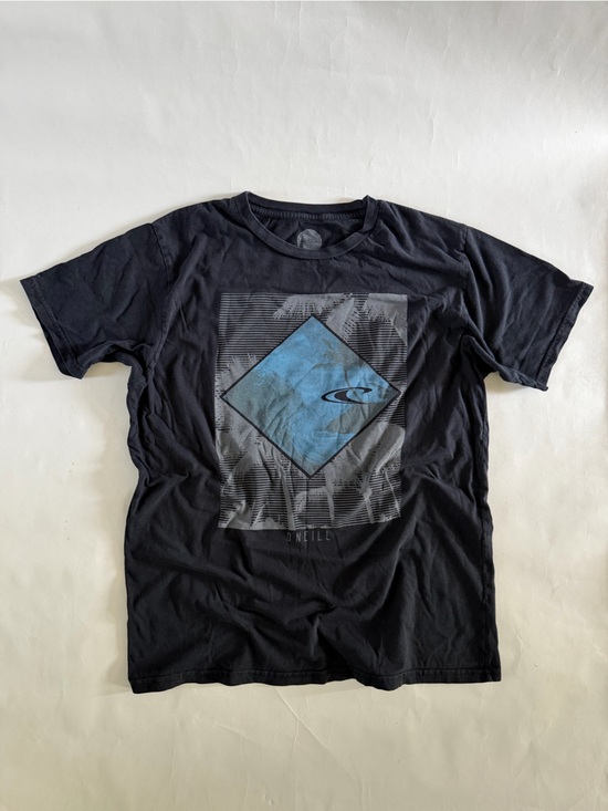 O'Neill Other - O'Neill Black Short-Sleeve Tee with Blue Diamond Graphic
